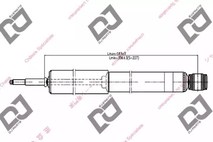 Амортизатор DJ PARTS DS1070GT